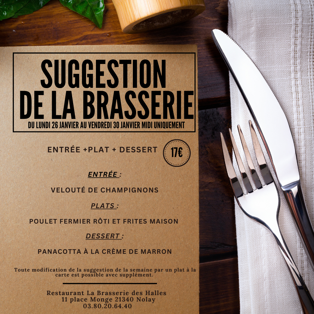 Suggestion de la semaine