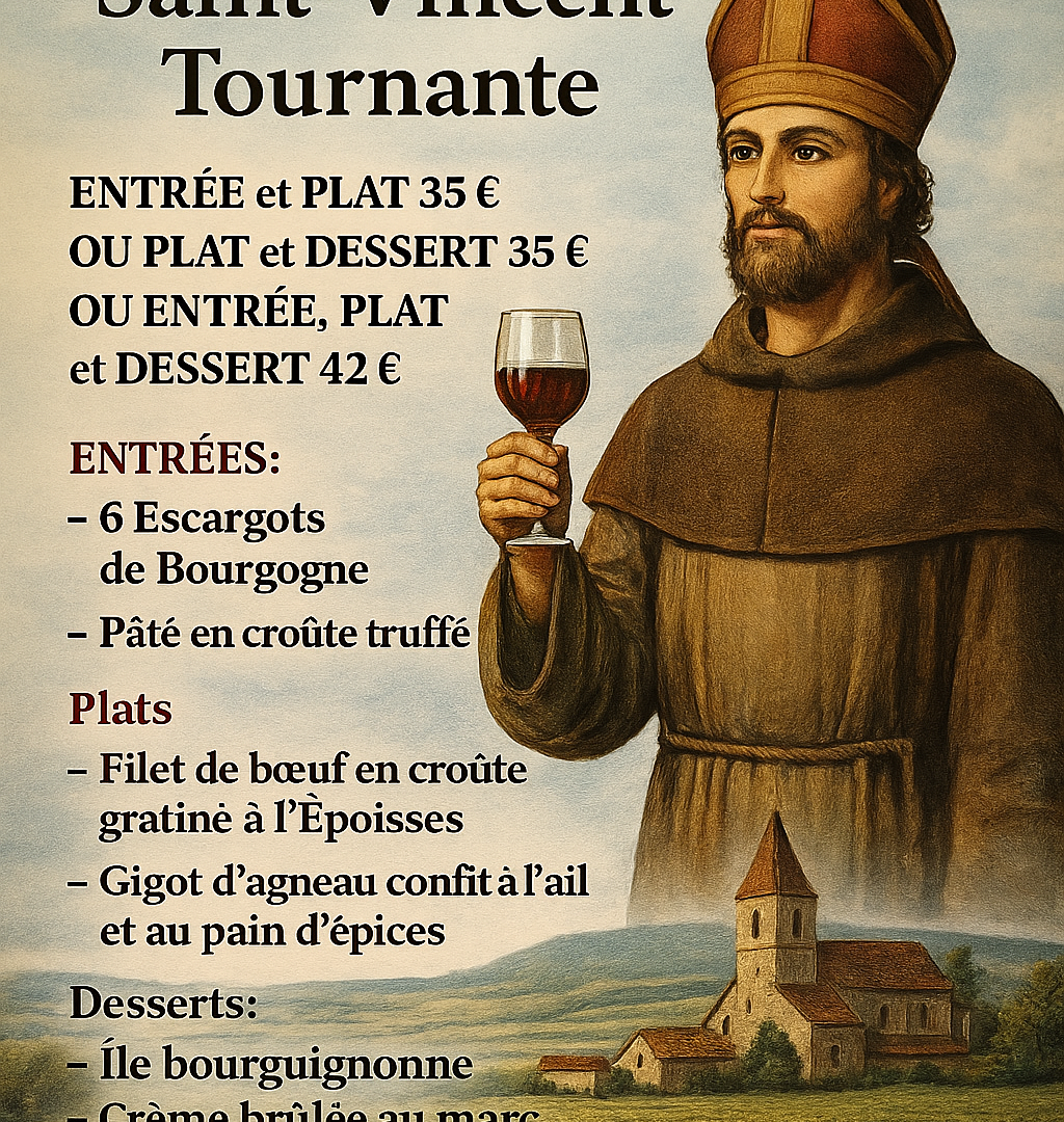 Menu Spécial Saint-Vincent Tournante