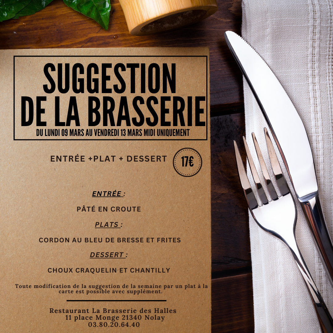 Suggestion de la semaine