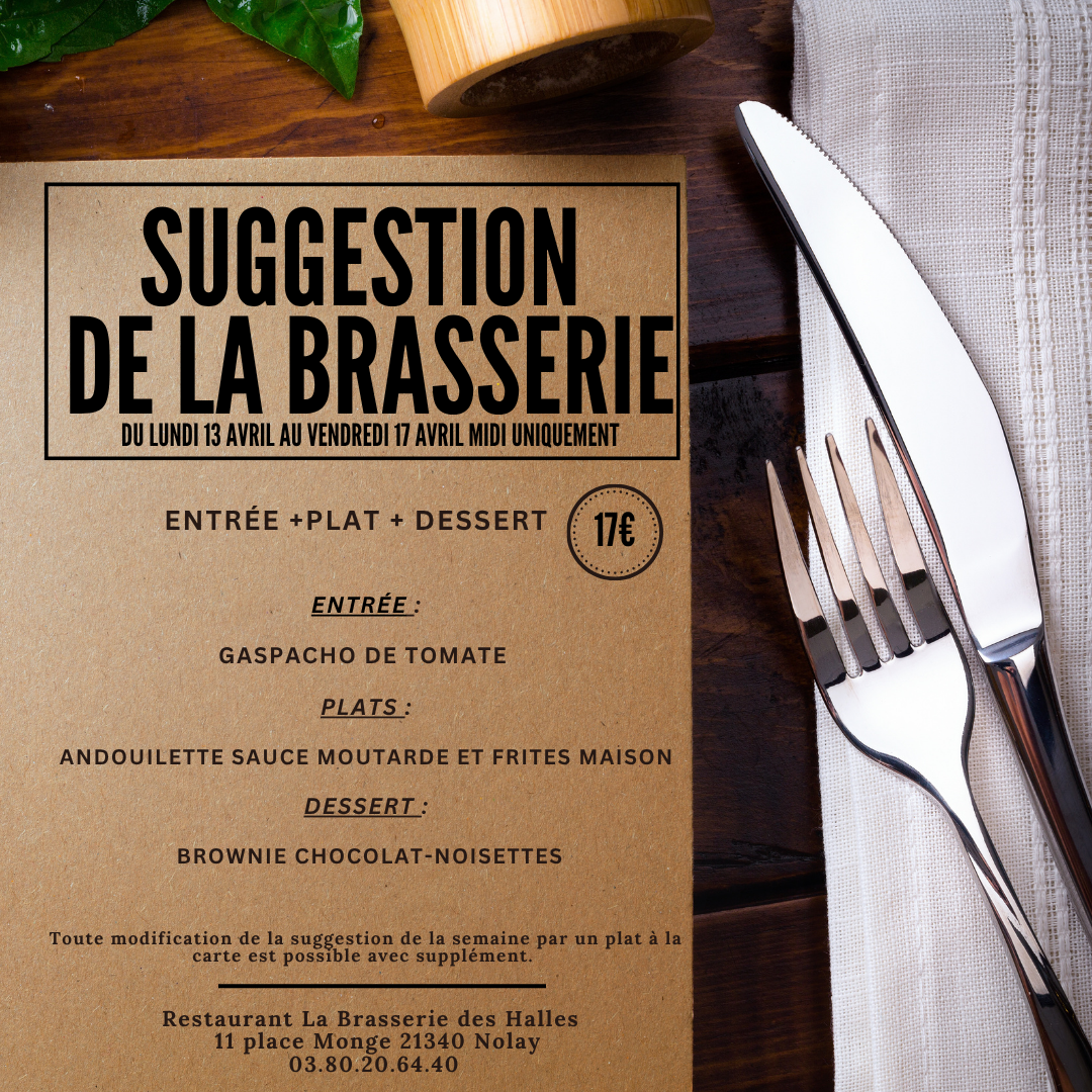 Suggestion de la semaine