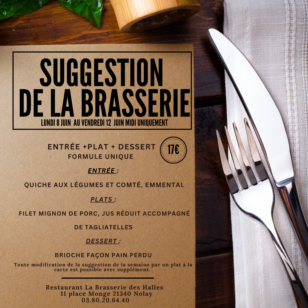 Suggestion de la semaine